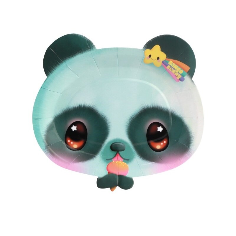 Bangoberry - Pally Panda Assietter 8-pack