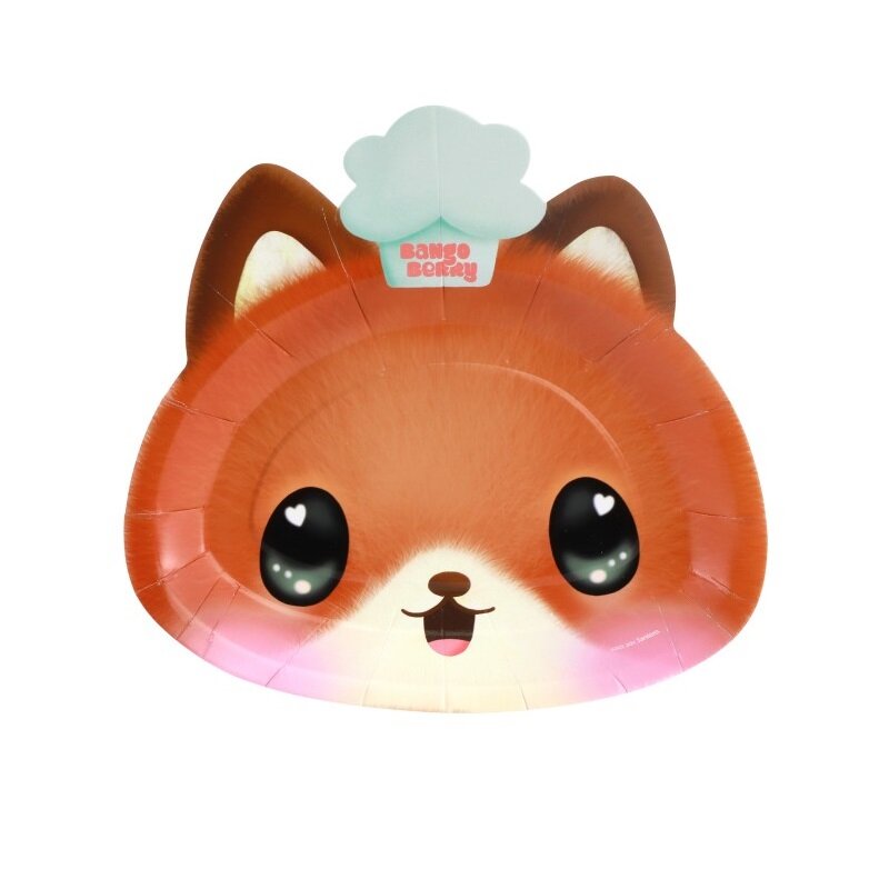 Bangoberry - Fuzzy Fox Assietter 8-pack