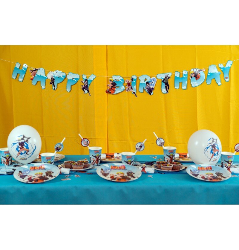 Naruto - Girlang Happy Birthday 200 cm