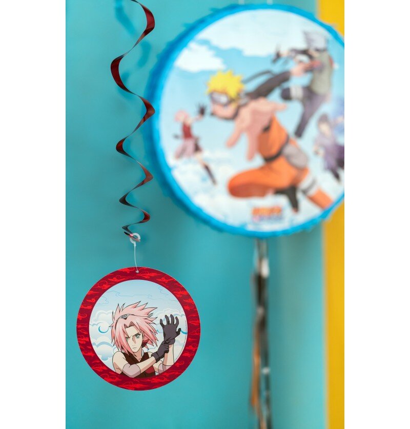 Naruto - Hängande Swirl Dekorationer 5-pack