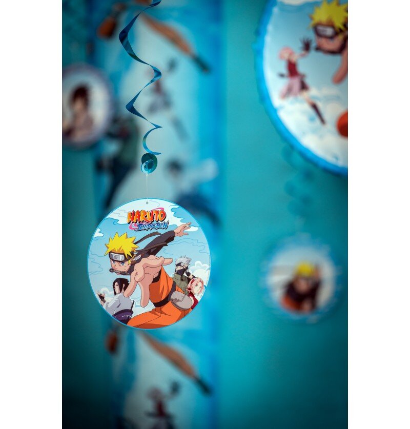 Naruto - Hängande Swirl Dekorationer 5-pack