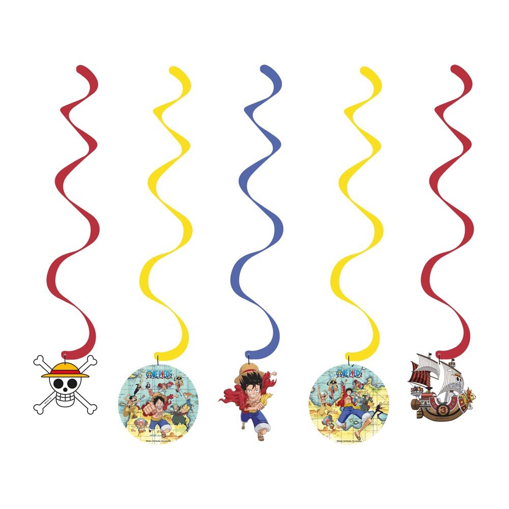 One Piece - Hängande Swirl Dekorationer 5-pack