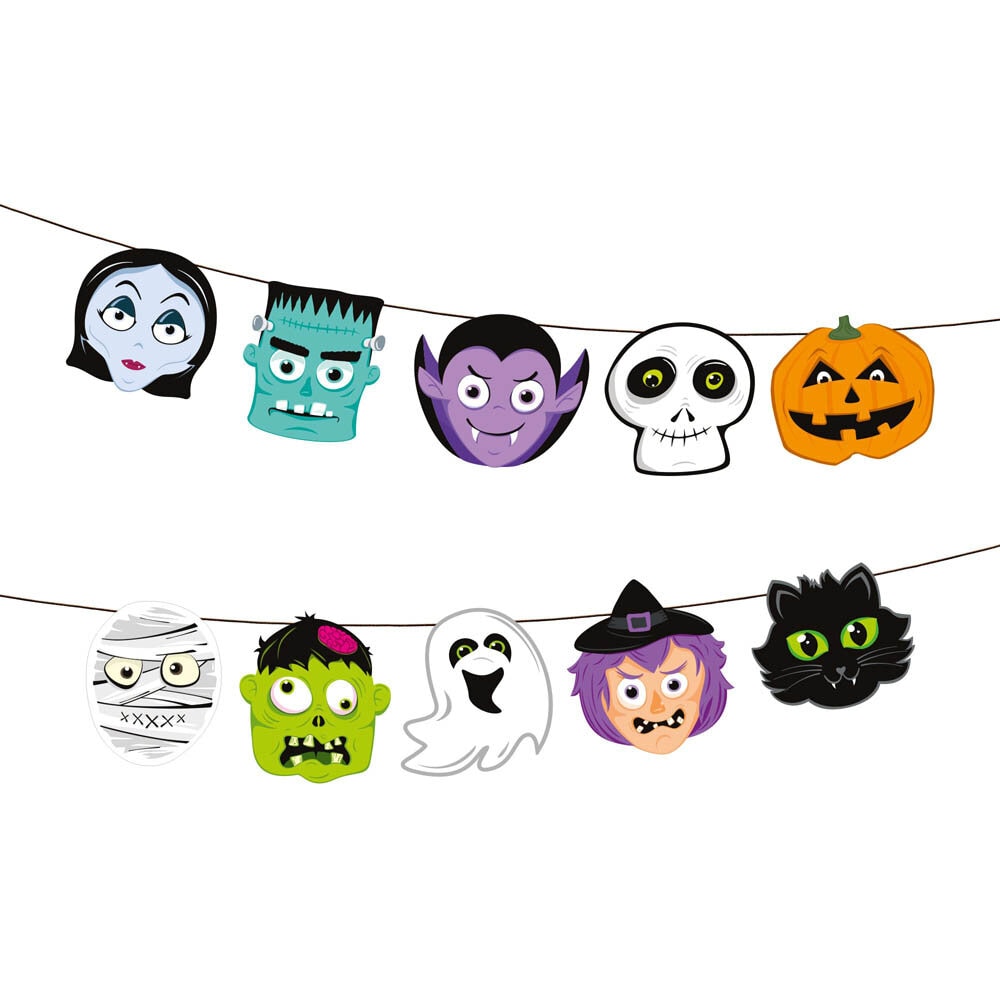 Halloween Monsters Girlang 150 cm