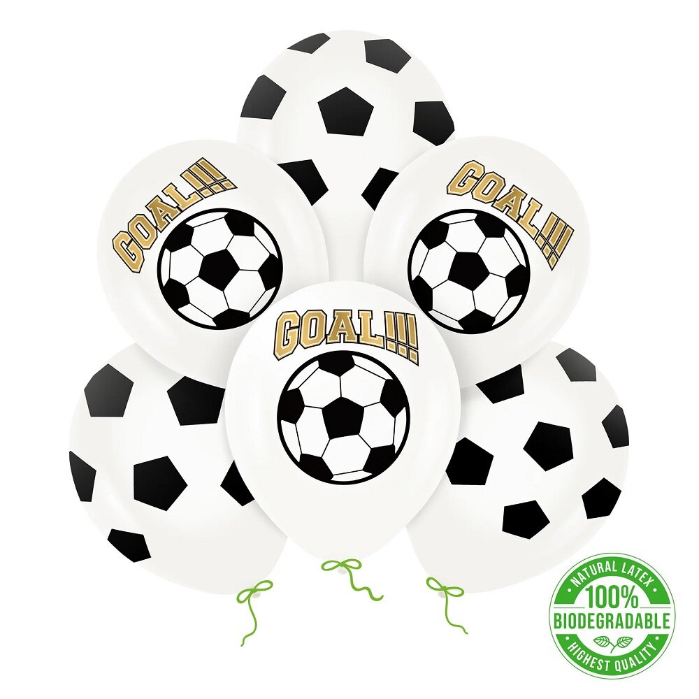 Fotbollsballonger Goal 6-pack