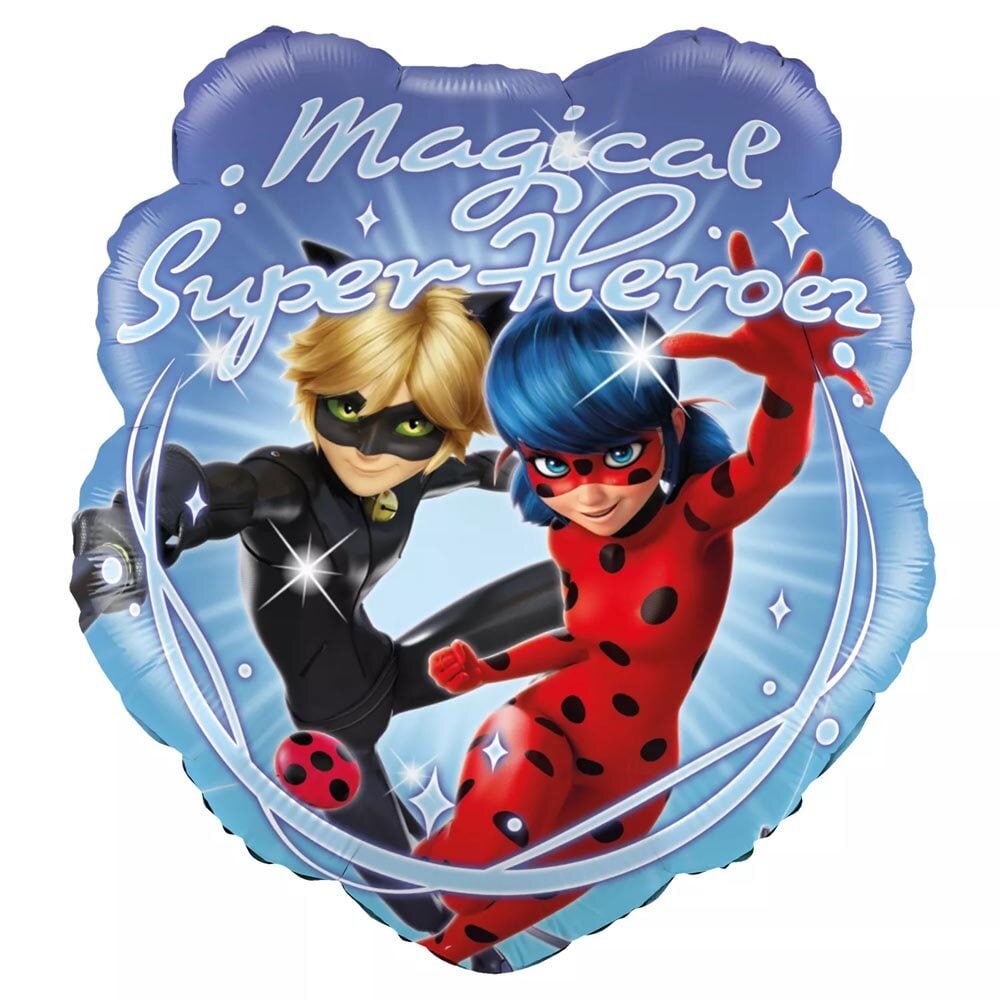 Miraculous Ladybug - Folieballong Super Heroes 45 cm