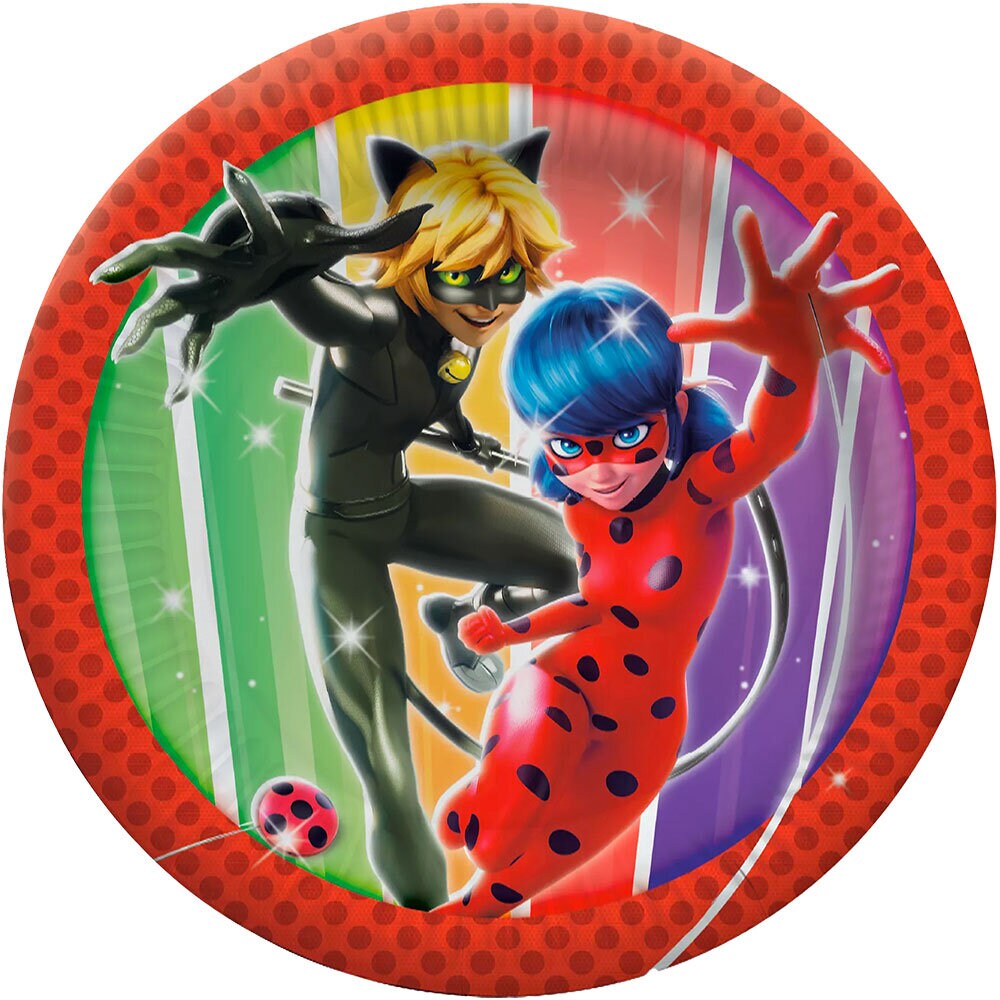 Miraculous Ladybug - Tallrikar 10-pack