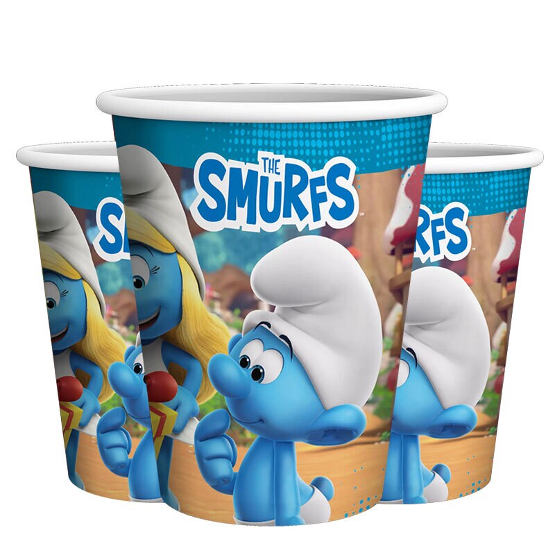 Smurfarna - Pappmuggar 10-pack