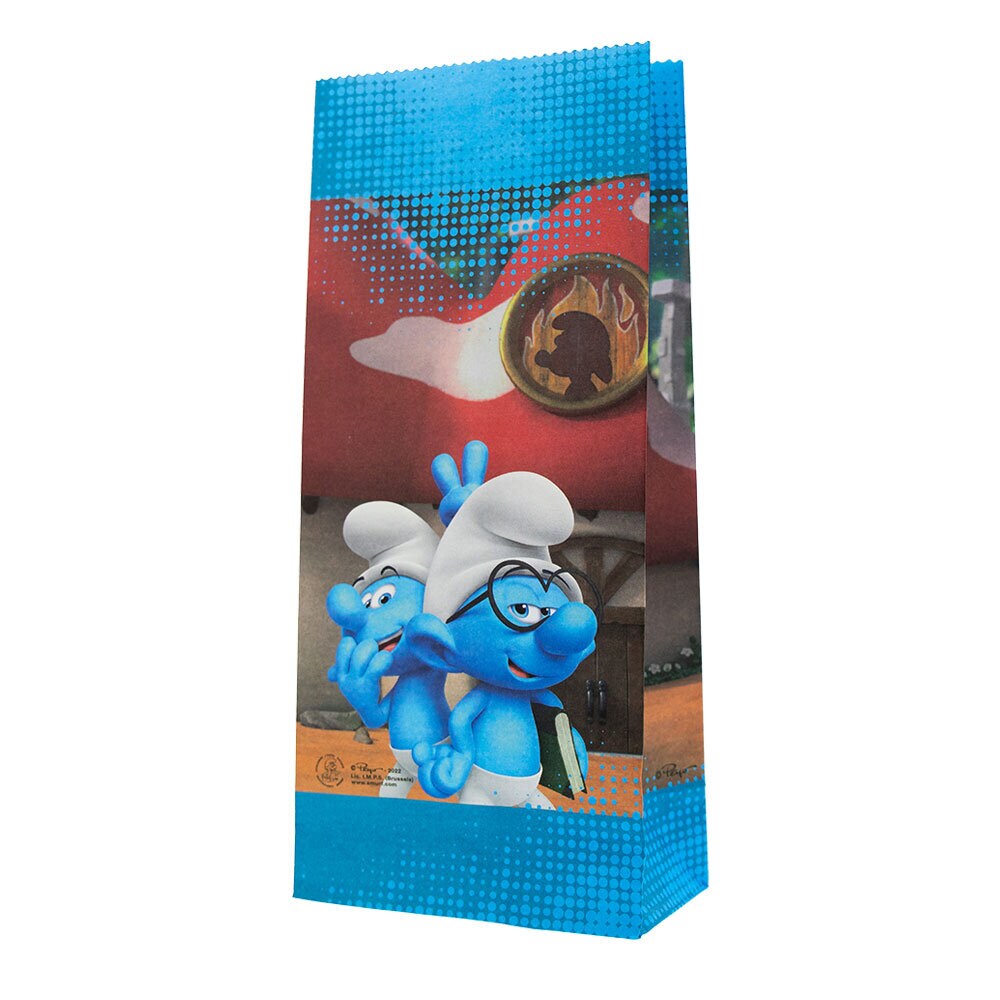 Smurfarna - Kalaspåsar i papper 10-pack