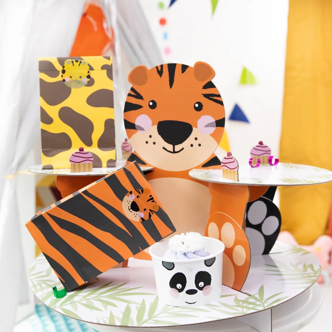 Safaridjur Muffinsställning