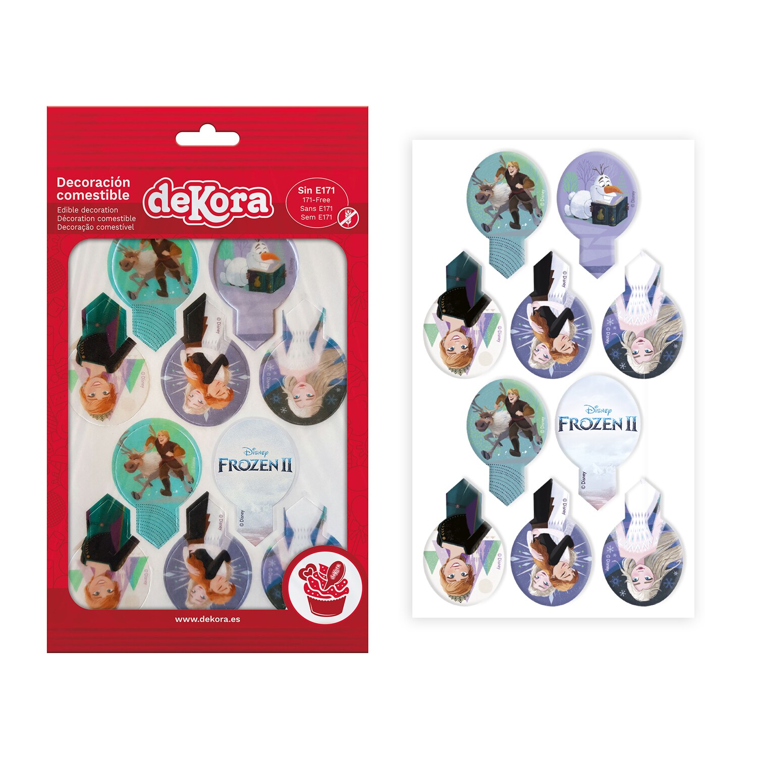 Frost - Muffinsdekorationer Oblat 20-pack