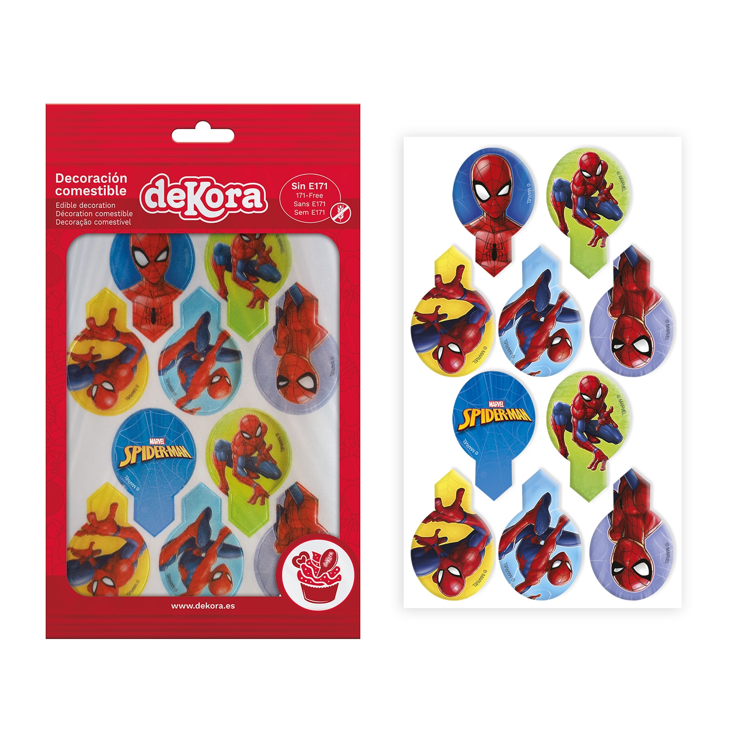 Spiderman - Muffinsdekoration Oblat 20-pack
