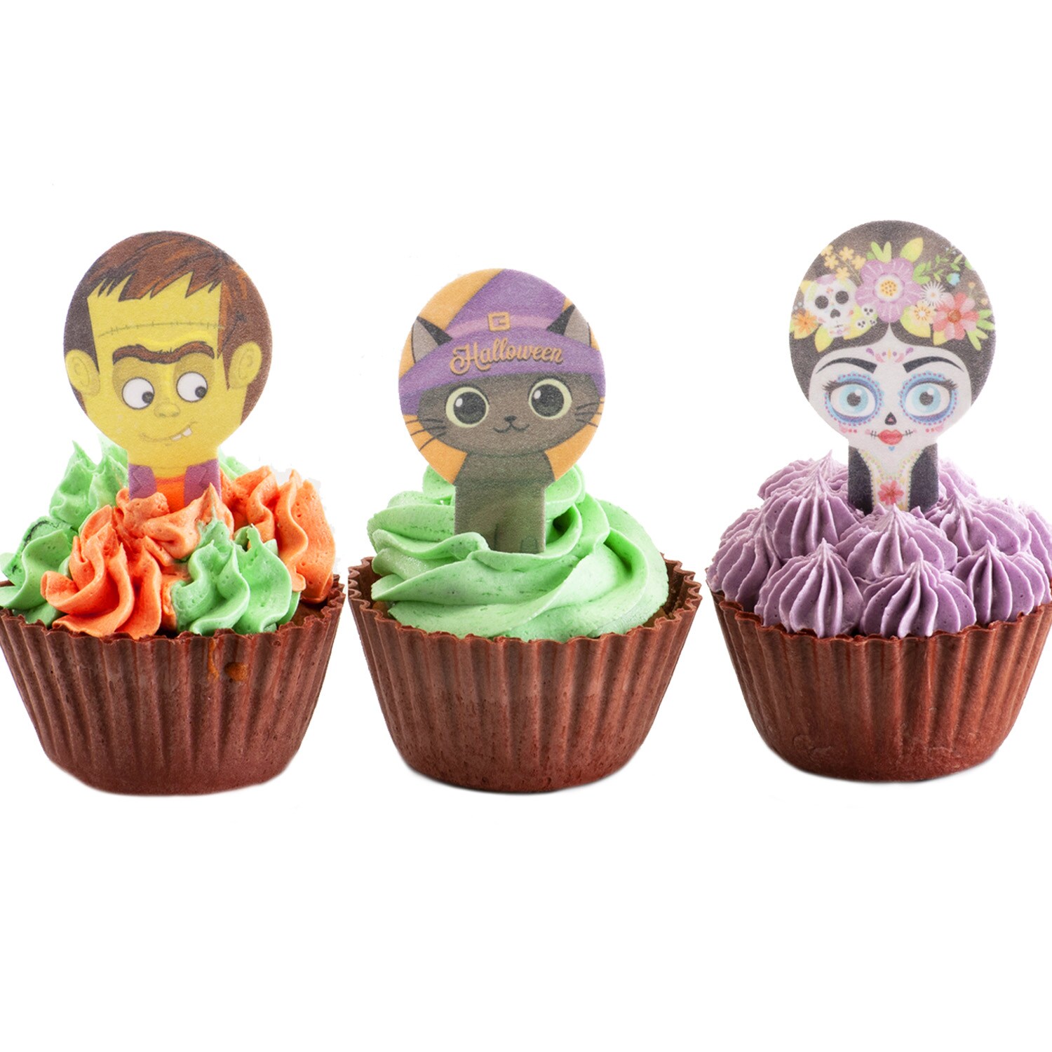 Halloween - Muffinsdekorationer Oblat 20-pack