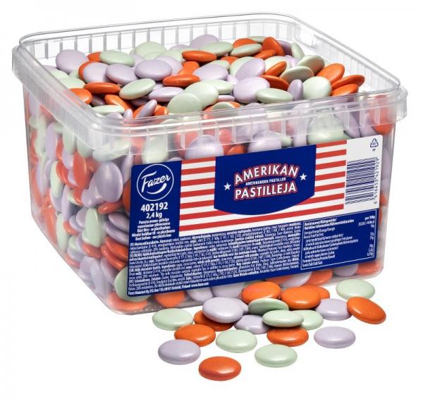 Amerikanska Pastiller Storpack 2,4 kg