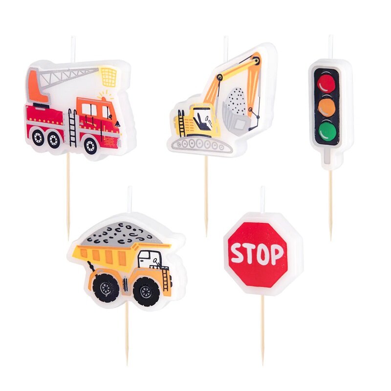 Fordon Tårtljus 5-pack