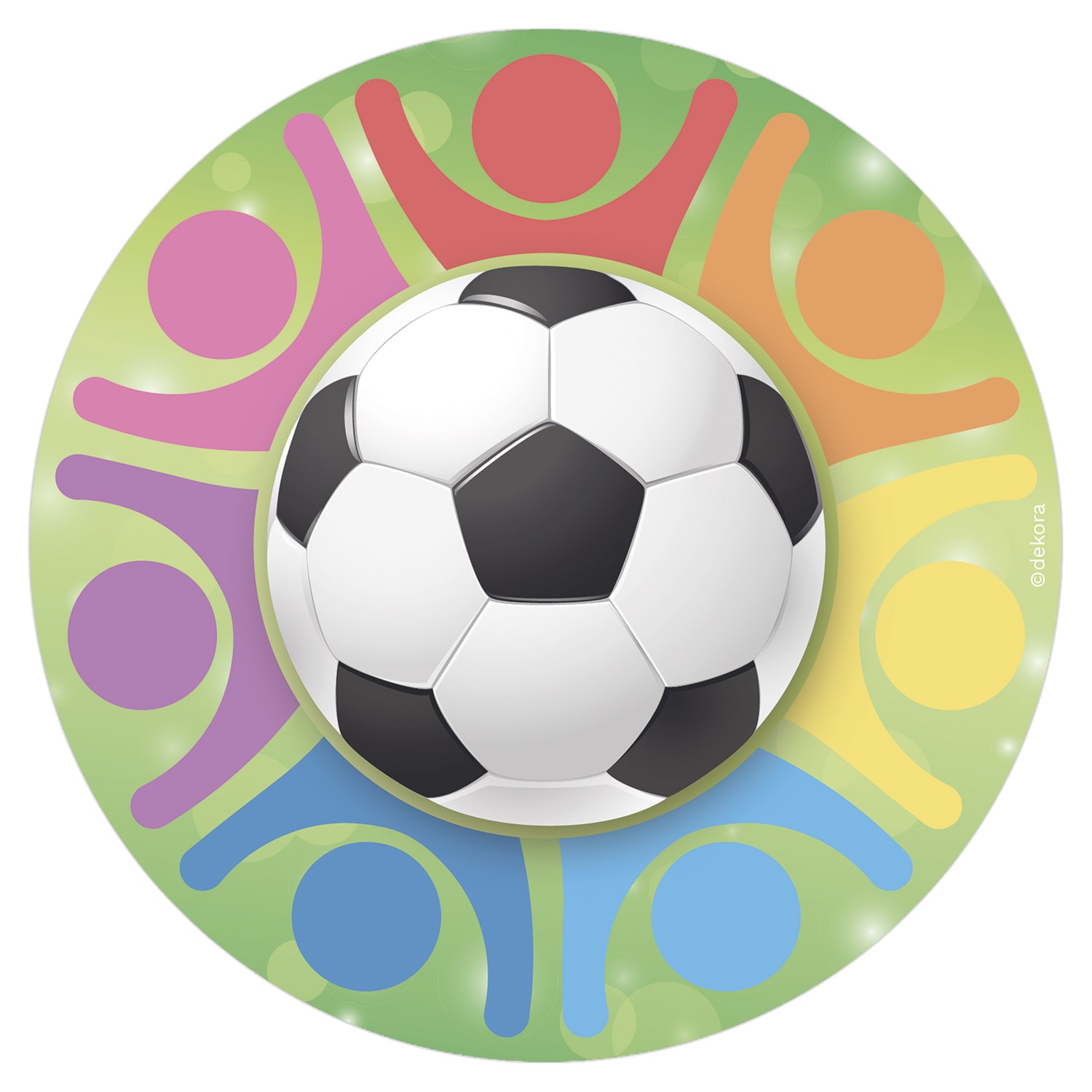 Tårtbild Fotbollstema - Oblat 20 cm