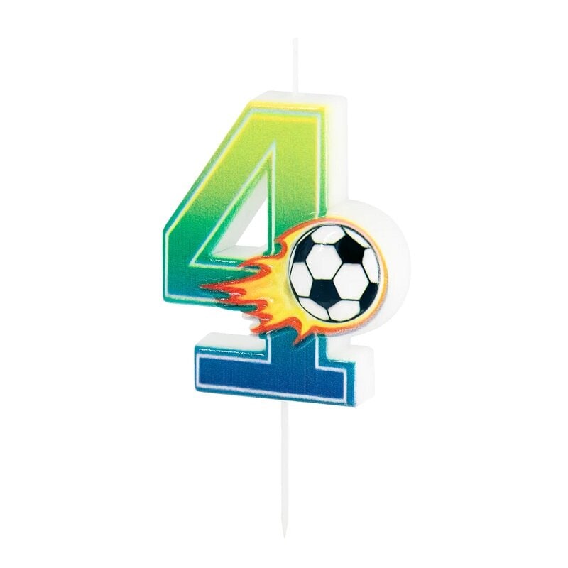 Tårtljus Fotboll 4 år