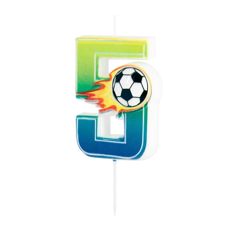 Tårtljus Fotboll 5 år