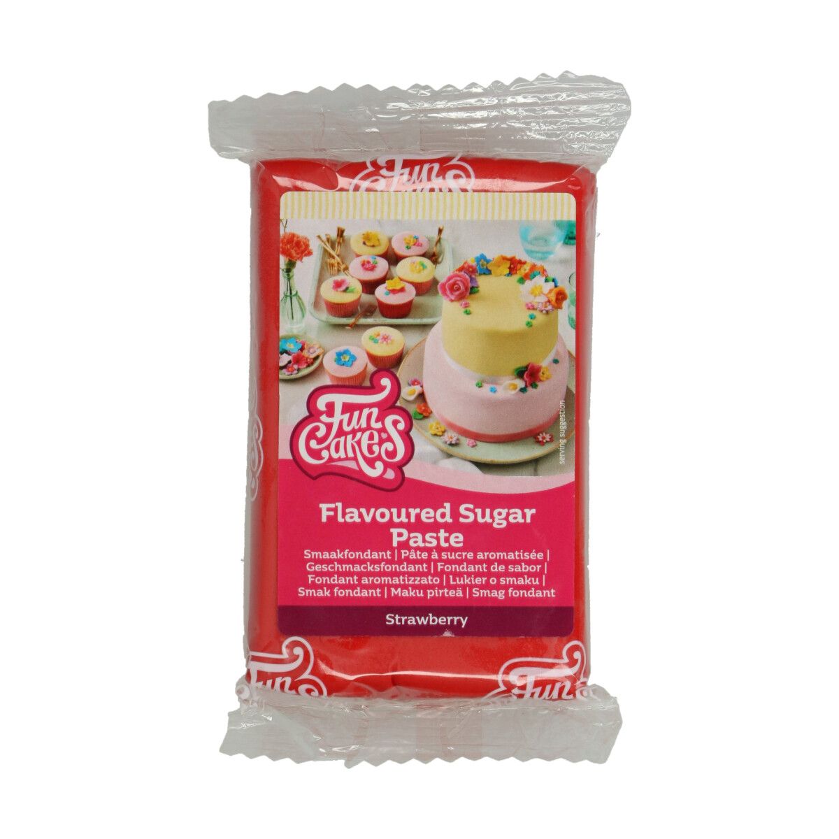 FunCakes - Sockerpasta Jordgubb 250 gram