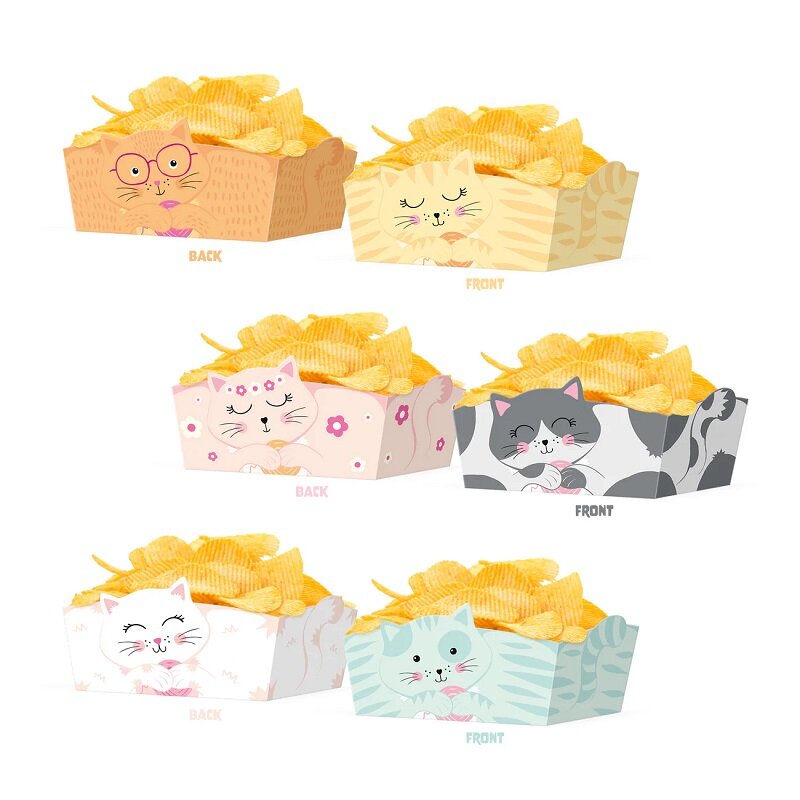 Katt Snacksboxar 3-pack