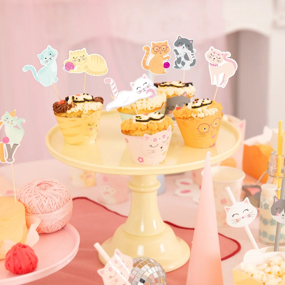 Katt Cake Toppers 6-pack