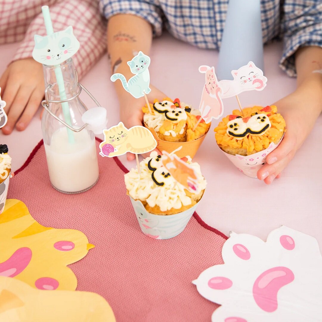 Katt Cake Toppers 6-pack