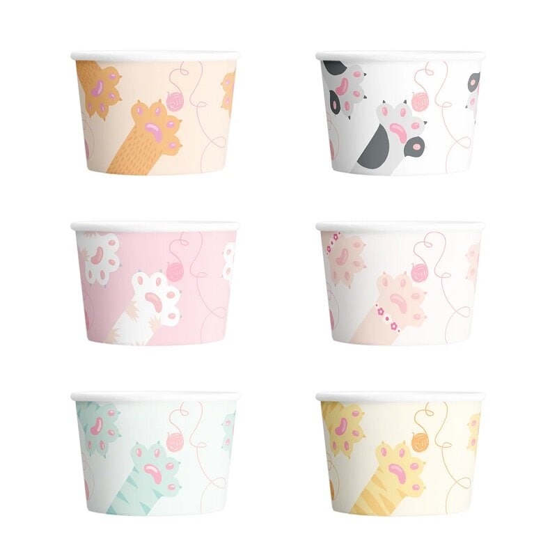 Katt Glassbägare 6-pack