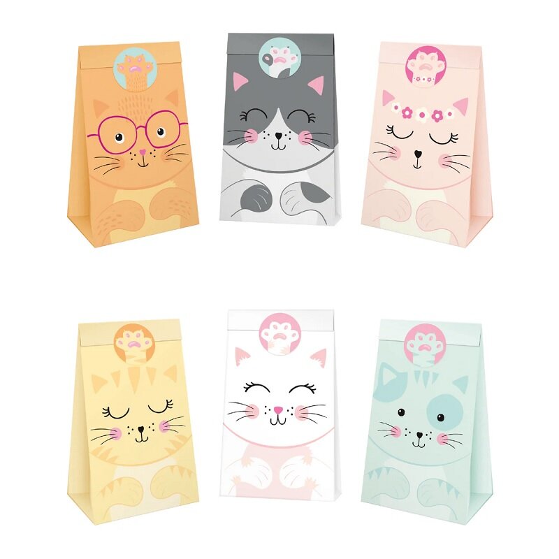Katt Kalaspåsar 6-pack