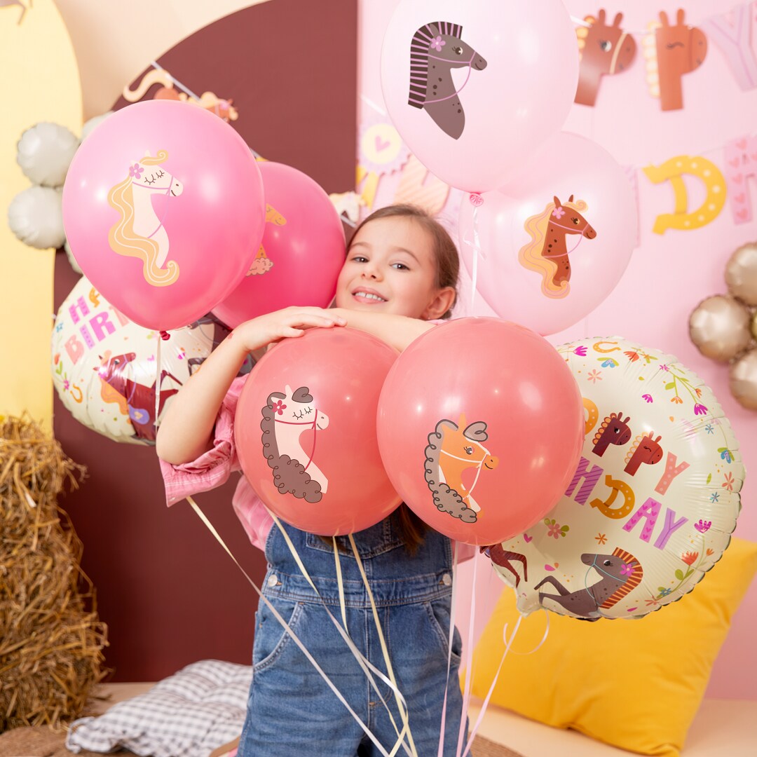 Hästar Ballonger 6-pack