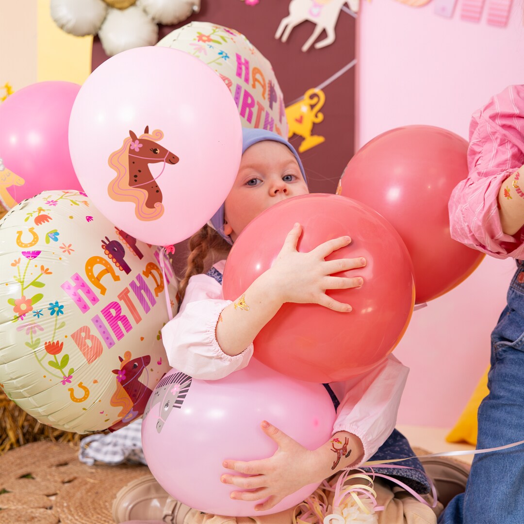 Hästar Ballonger 6-pack