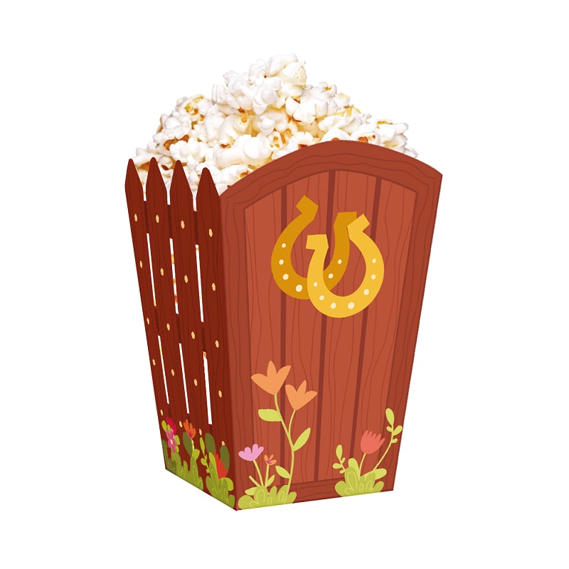 Hästar Popcornboxar 6-pack