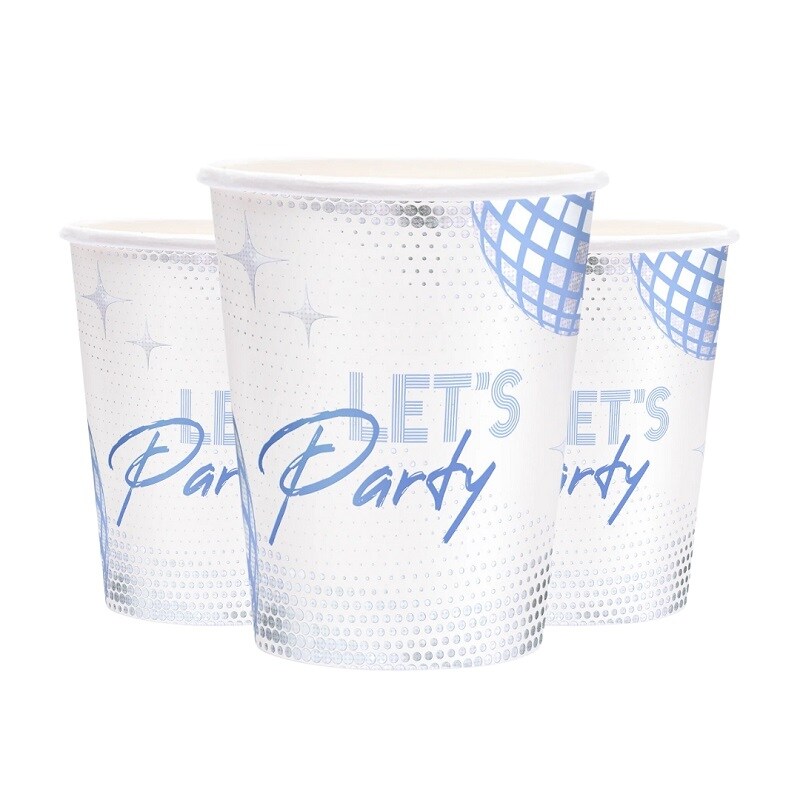 Disco - Pappmuggar 6-pack