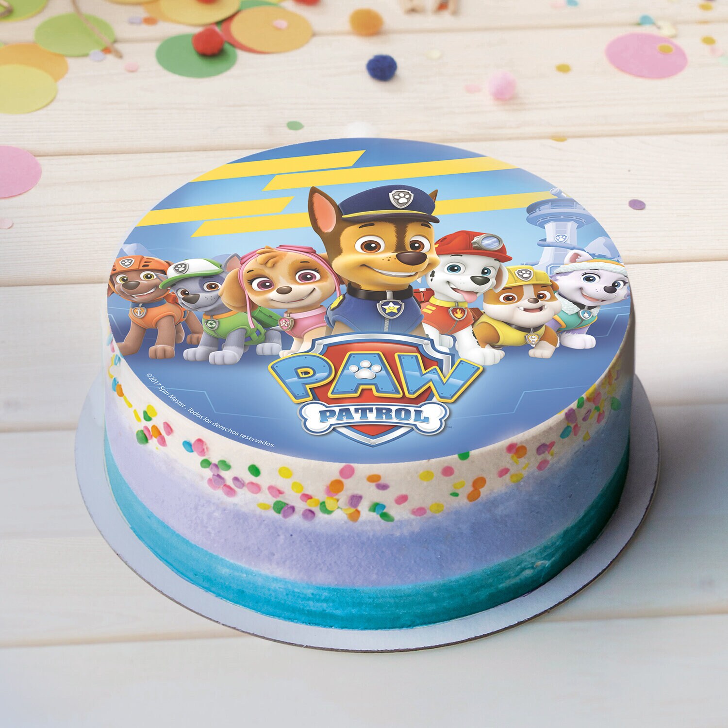 Tårtbild Paw Patrol - Oblat 20 cm (B)