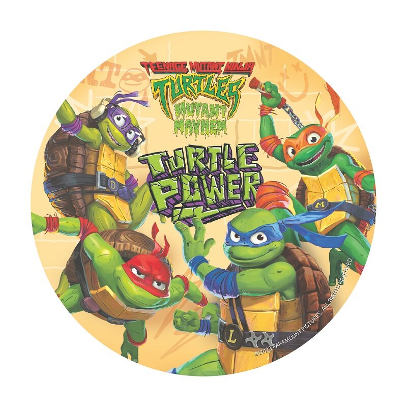 Tårtbild Ninja Turtles - Oblat 20 cm