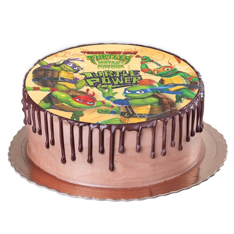 Tårtbild Ninja Turtles - Oblat 20 cm
