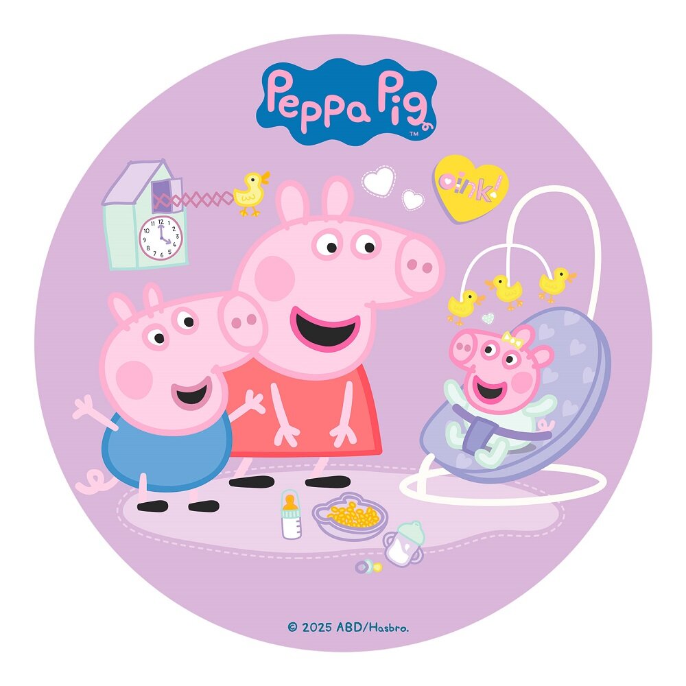 Tårtbild Peppa Pig - Oblat 20 cm