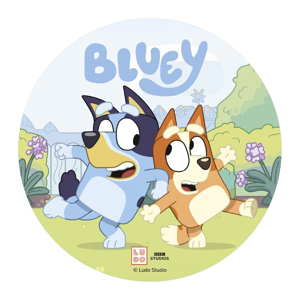 Tårtbild Bluey - Oblat 20 cm