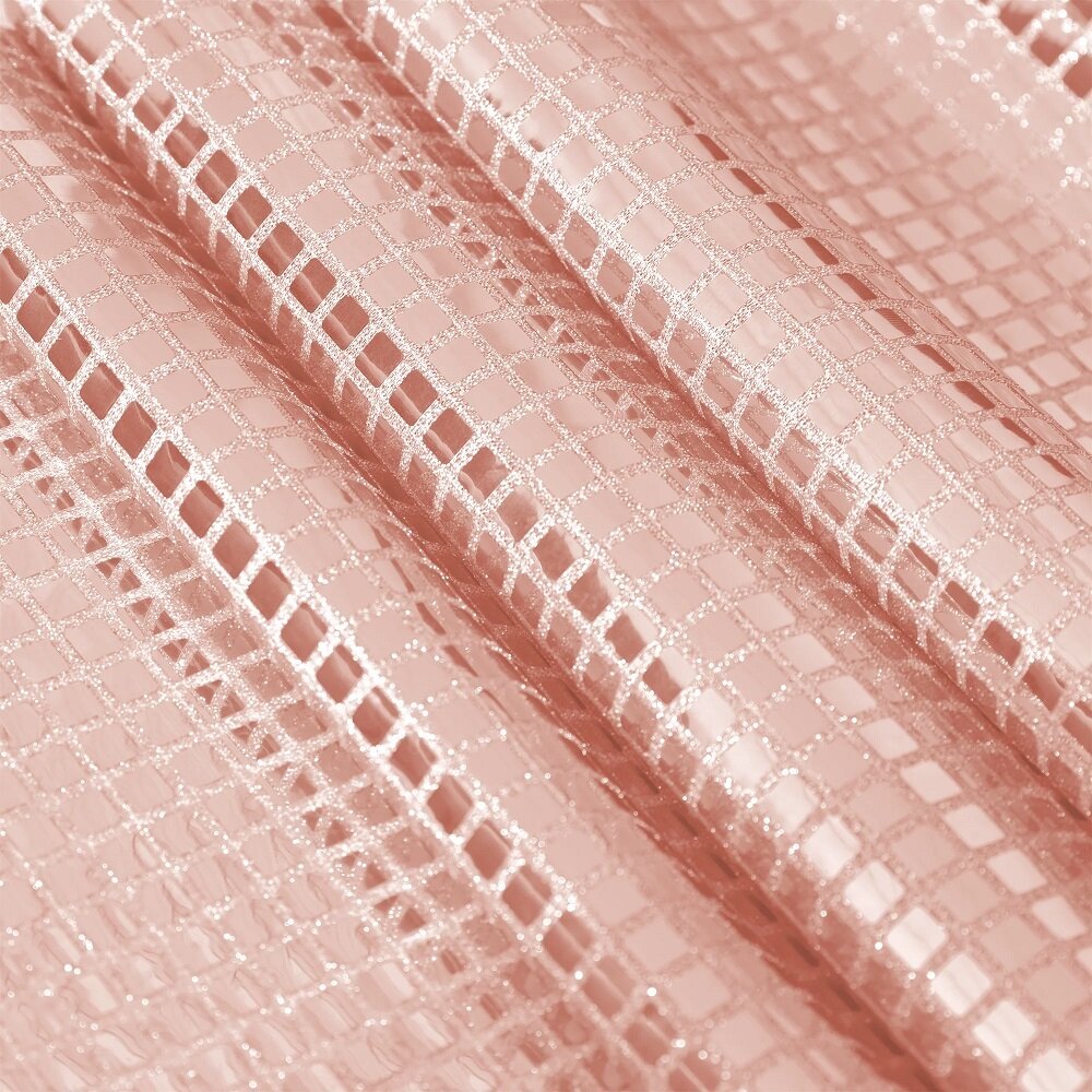 Bordslöpare med roséguldfärgade paljetter 275 x 28 cm