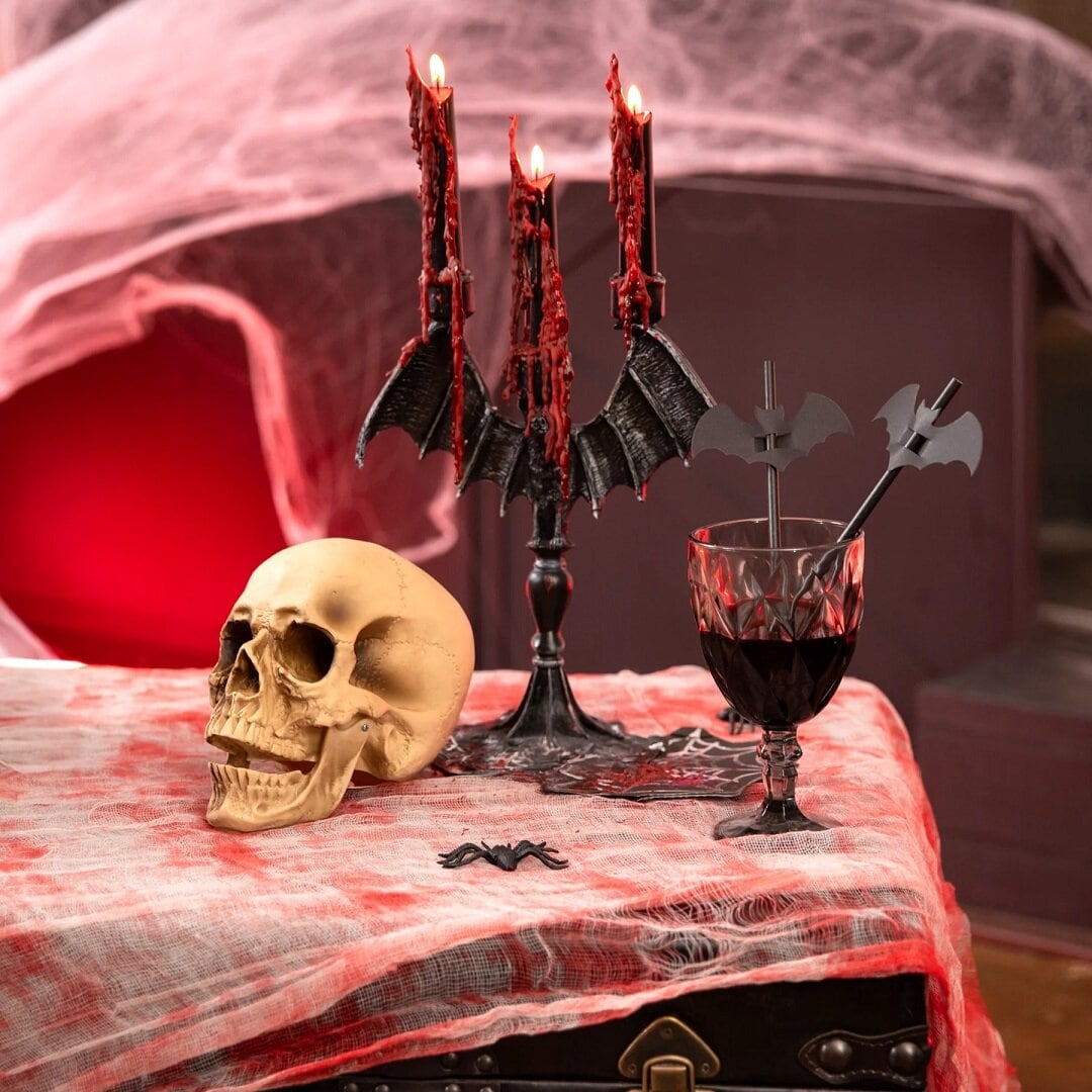 Pappsugrör Svarta Fladdermös 12-pack