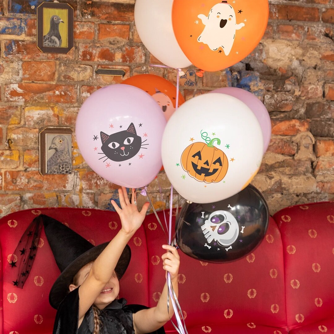 Halloweenballonger 8-pack