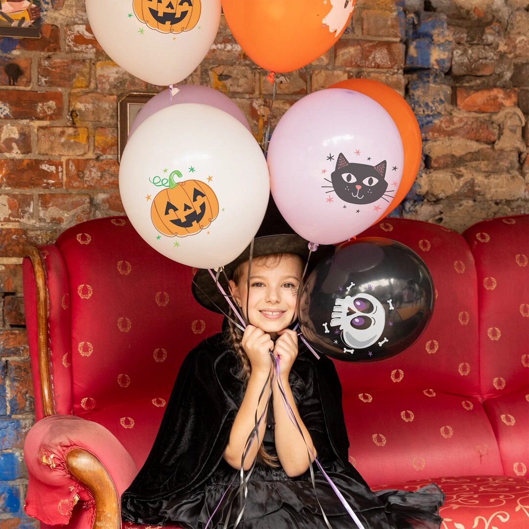 Halloweenballonger 8-pack