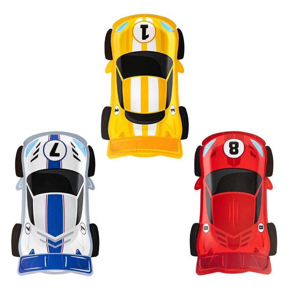 Racing Car Tallrikar 6-pack