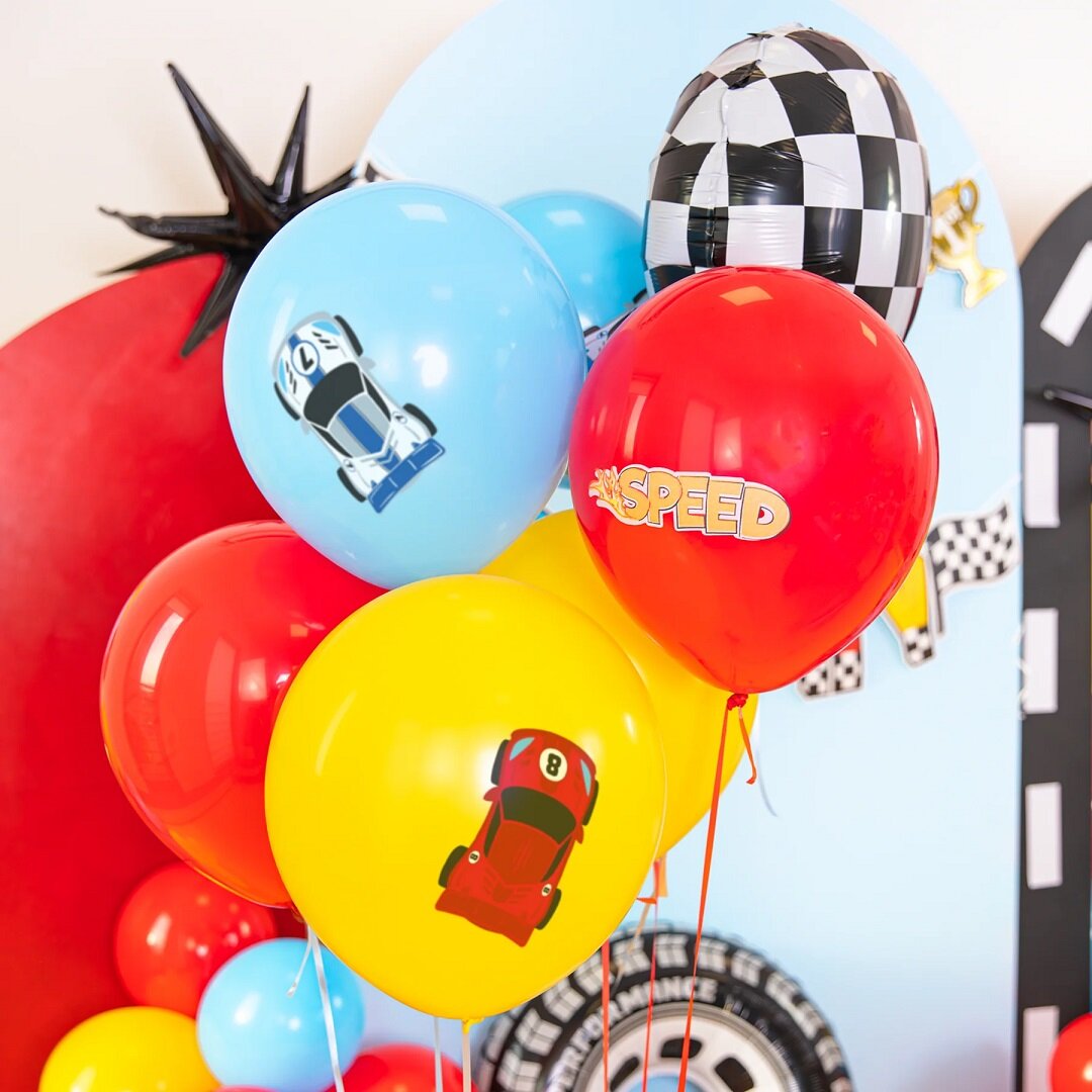 Racing Car Ballongmix 7-pack
