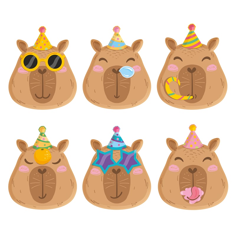 Capybara Tallrikar 6-pack