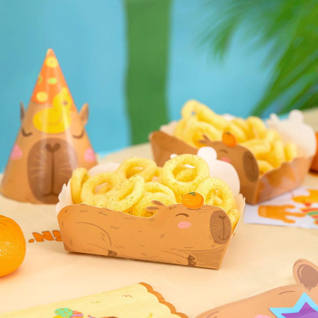 Capybara Snacksboxar 3-pack