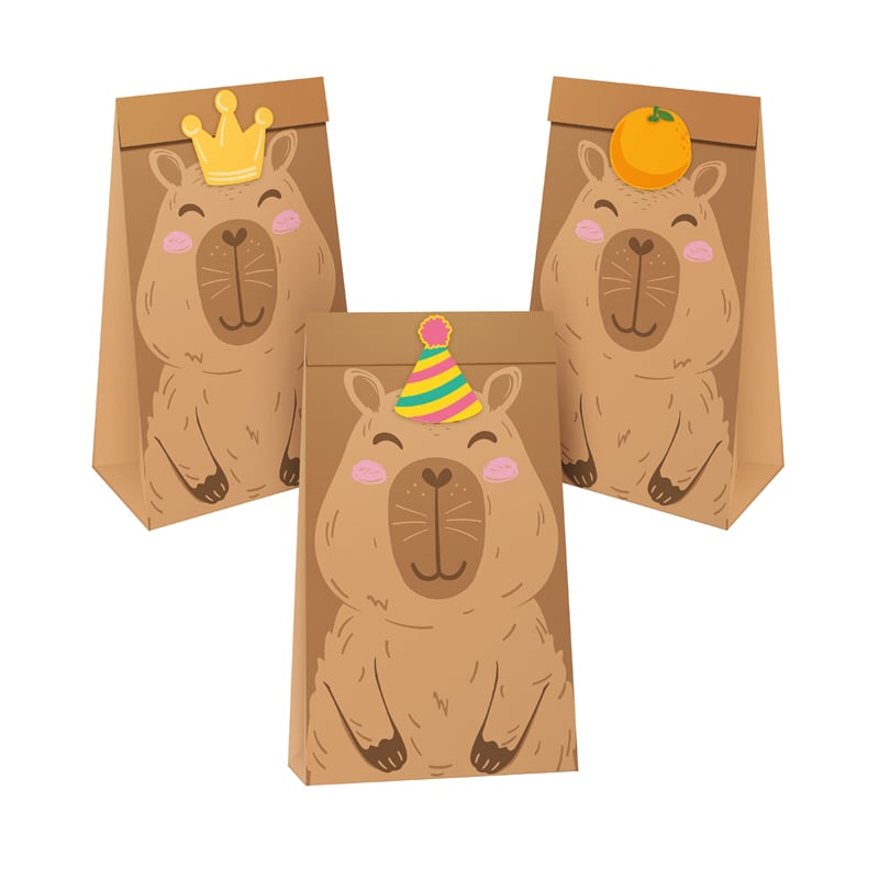 Capybara Kalaspåsar 6-pack