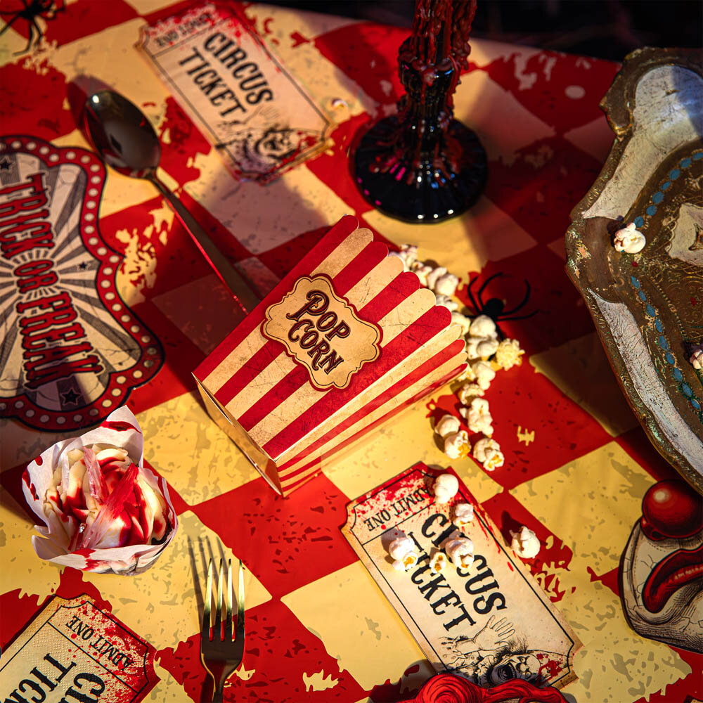 Halloween Freak Show Popcornboxar 6-pack