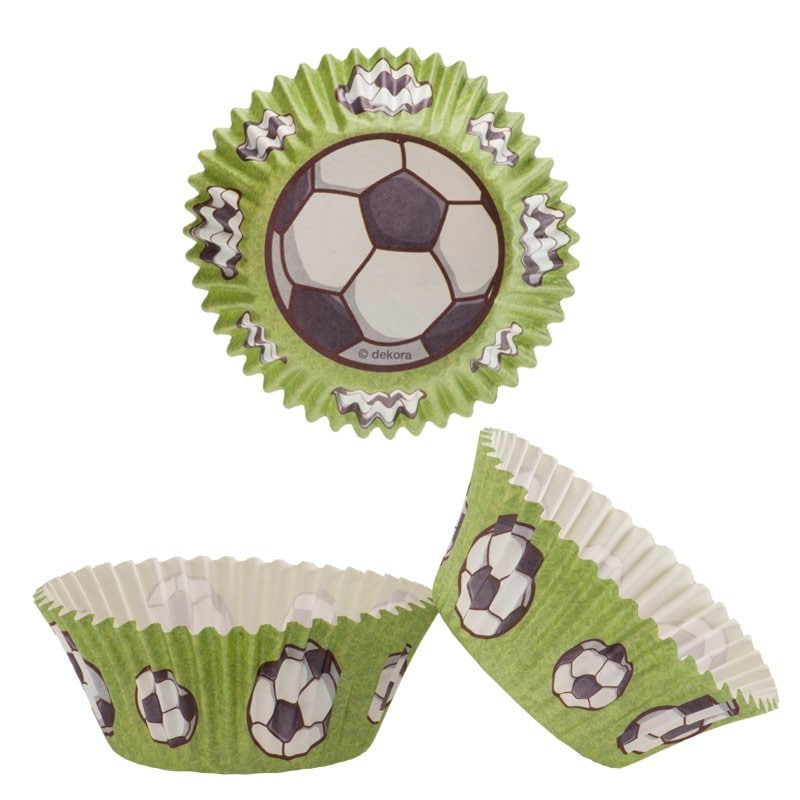Fotboll - Muffinsformar 25-pack