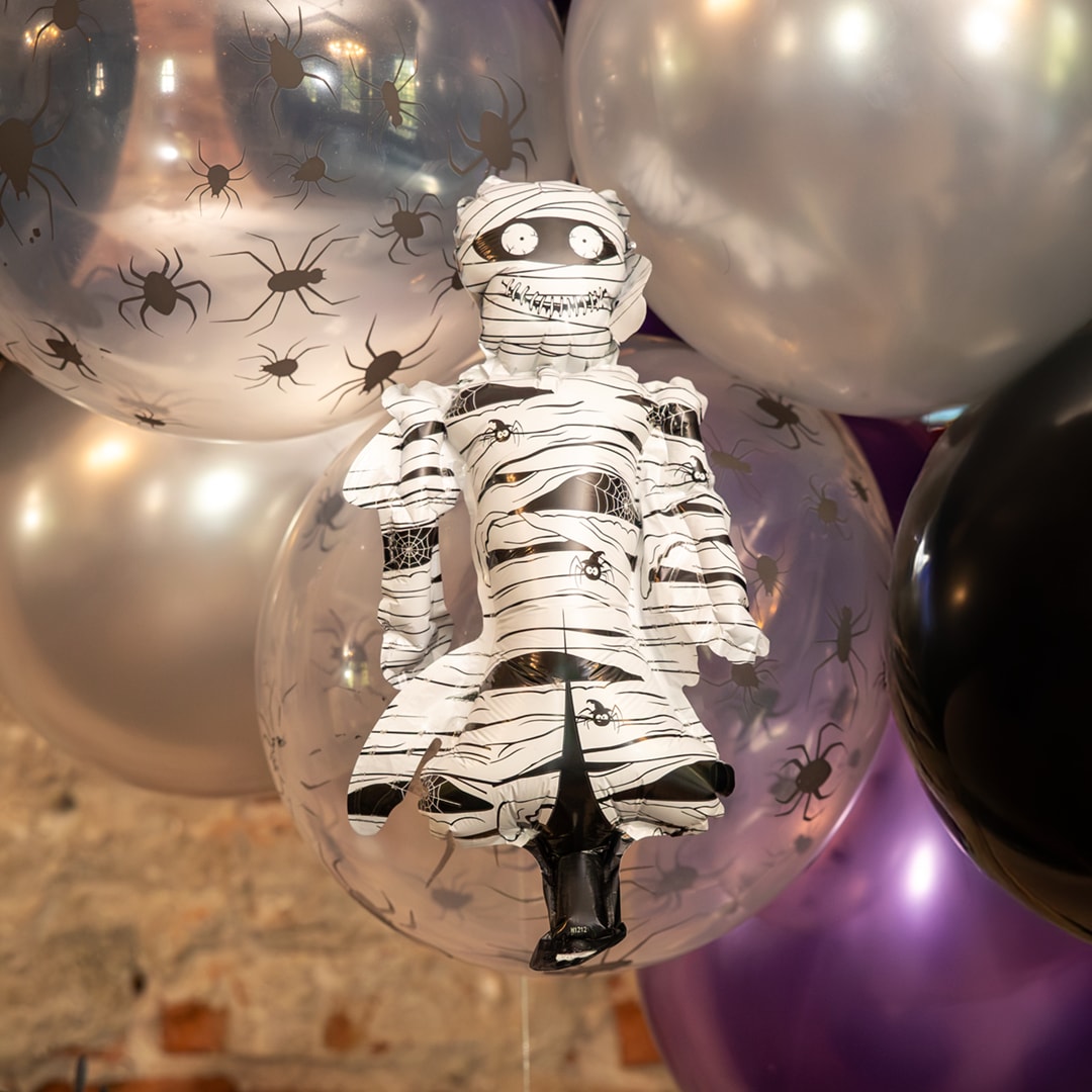Foileballonger Halloween 5-pack