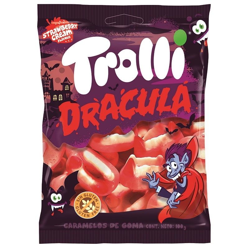 Trolli - Draculatänder 100 gram  