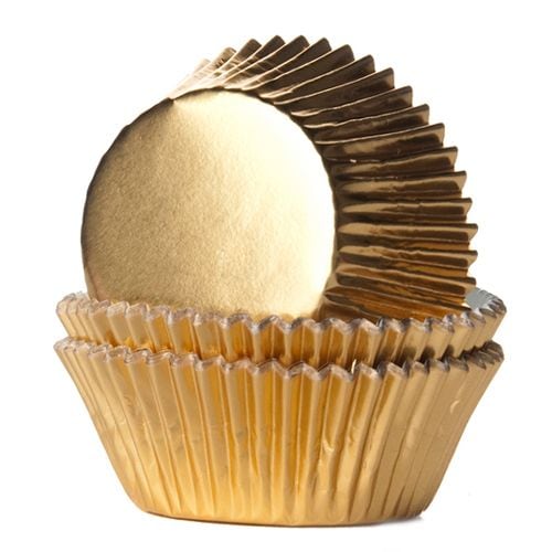 Muffinsformar - Guldfolie 24-pack